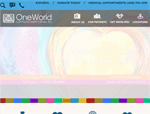 Tablet Screenshot of oneworldomaha.org